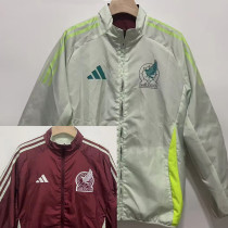 24/25 Mexico Brown & Light Green Double Sided Windbreaker (双面风衣)