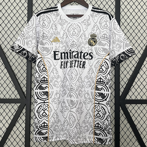 24/25 RMA White Puzzle Special Edition Fans Training shirts