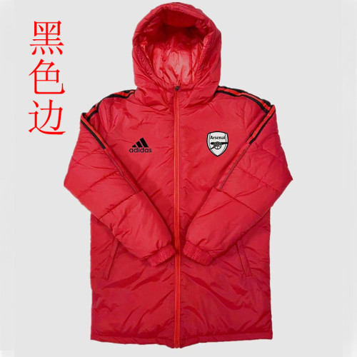 22/23 ARS Red Hooded Cotton Coat Black Edge (黑色边) 棉衣