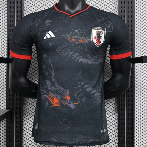 24/25 Japan Black Dragone Player Version Soccer Jersey(红袖口、背下“龙”字)