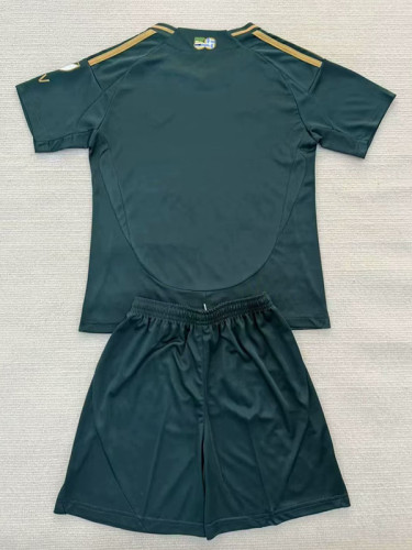 25/26 Portland Timbers Home Kids Soccer Jersey(带章）