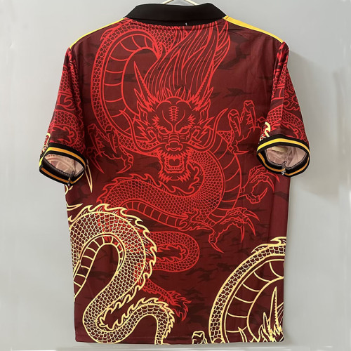 24/25 RMA  Red Yellow Dragon Special Edition Fans Soccer Jersey