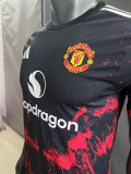 24/25 Man Utd Red Sea  Player Version Soccer Jersey