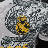 24/25 RMA White Black Dragon Special Edition Player Version Soccer Jersey