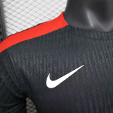 24/25 BAR Black  Player Version Training shirts(大胸花）