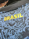 2024 Brazil Christ statue Blue Player Version Soccer Jersey