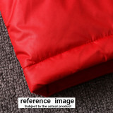 2022 Spain Red Hooded Cotton Coat 棉衣