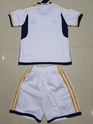 23/24 RMA Home Kids Soccer Jersey