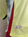 2024 Spain Away  Long Sleeve Player Version Soccer Jersey(长袖)
