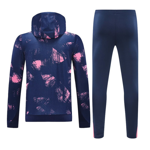 24/25 PSG Sapphire Blue Graffiti Hooded  Tracksuit