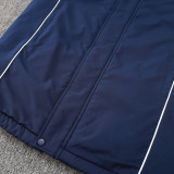 24/25 Argentina Royal Blue Hooded Cotton Coat (金标)连帽棉衣