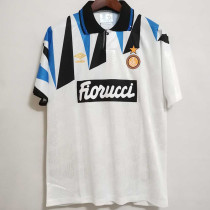 1991/1992 INT Away White Retro Soccer Jersey 1991/1992 INT Away White Retro Soccer Jersey