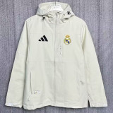 24/25 RMA White Assault  Hooded Windbreaker (Y13连帽冲锋衣）