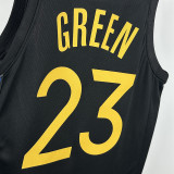 24/25 WARRIORS GREEN # 23 Black Flying Man Top Quality Hot Pressing NBA Jersey