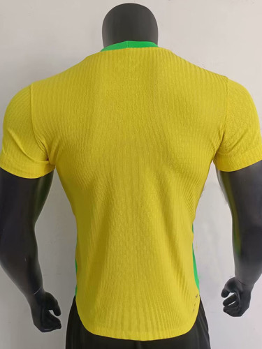 25/26 Brazil Home  Player Version Soccer Jersey