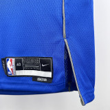 22/23 Dallas Mavericks THOMPSON #31 Blue Away Top Quality Hot Pressing  NBA Jersey客场（V领）