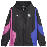 24/25  Marseille Tri Color Hooded Windbreaker