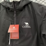 2024 New CAMEL Black Velvet Windbreaker F6（加绒、连帽）