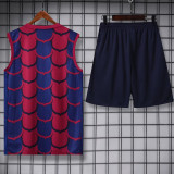 24/25 BAR Red&Blue Tank top and shorts suit