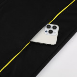 24/25 Dortmund Black Hoodie  Jacket Tracksuit #02