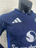 24/25 Man Utd Away Long sleeve Player Version Soccer Jersey（长袖）
