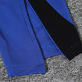 24/25 BAR  Blue Player version Half Pull Tracksuit  (球员版、半拉链)