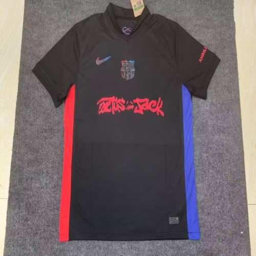24/25 Premier League Away Joint Advertising Fan Edition Football Jersey（胸前新广告）