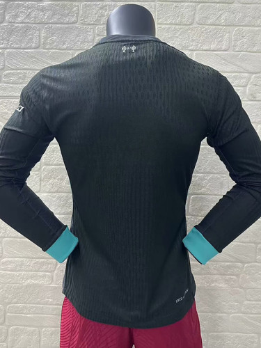 24/25 LIV Away Player Version  Long Sleeve Soccer Jersey