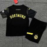 24/25  Dortmund Away Kids Soccer Jersey