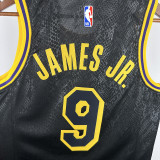 LAKERS BROWNIES # 9 Serpentine Top Quality Hot Pressing NBA Jersey蛇纹