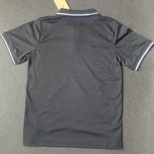 21/23 PSG Black Classic Polo Short Sleeve (粉红边)