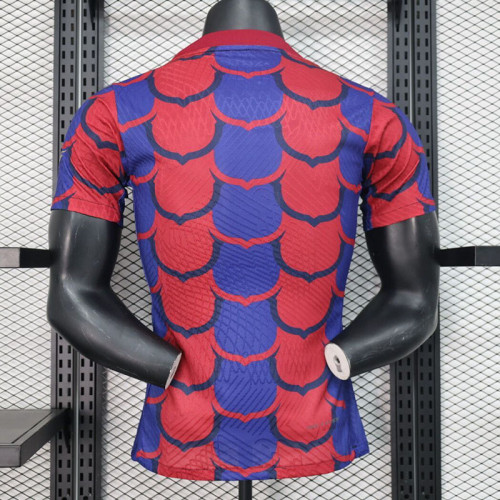 2024 BAR Royal Red Blue Special Edition Player Version Soccer Jersey