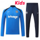 24/25 CHE Light Blue Kids Half Pull Tracksuit  (童装、半拉链)