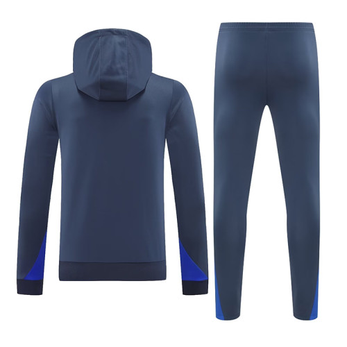 24/25 INT Grey Hooded  Tracksuit