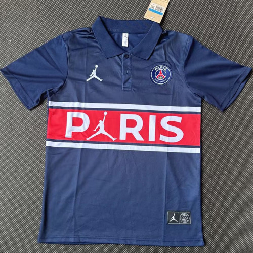 21/23 PSG Royal Blue Classic Polo Short Sleeve