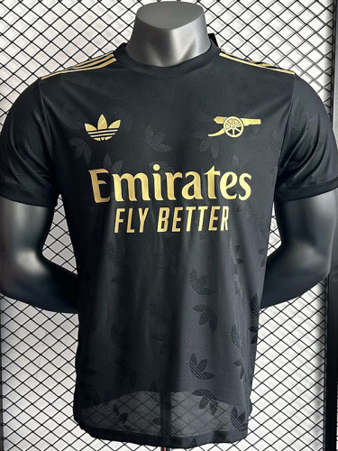 24/25 ARS Black Special Edition Player Version Soccer Jersey(三叶草标)