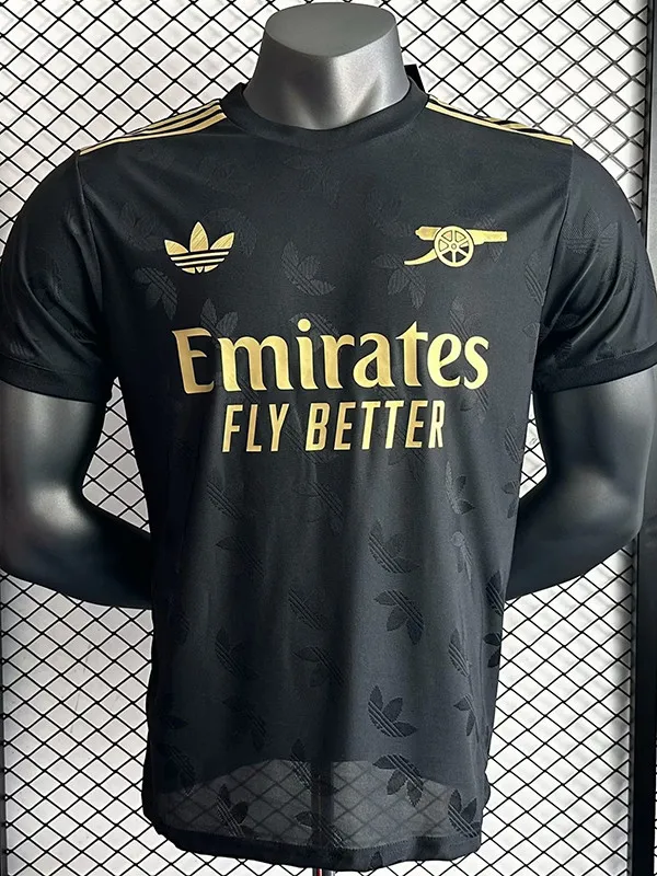 24/25 ARS Black Special Edition Player Version Soccer Jersey(三叶草标)