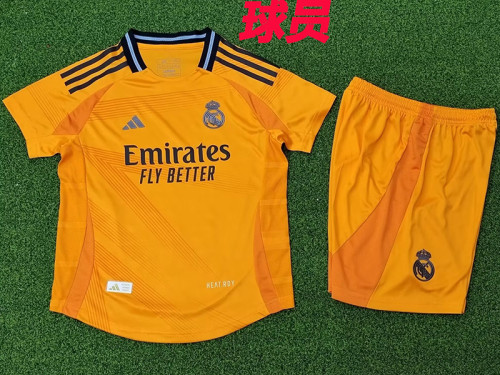 24/25 RMA Away Kids Player Version Soccer Jersey