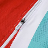 24/25  ARS Red & Blue Jigsaw puzzle Kids Jacket Tracksuit # E965童装