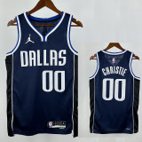 22/23 Dallas Mavericks CHRISTIE #00 Royal Blue Flying Edition Top Quality Hot Pressing NBA Jersey