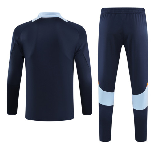 24/25 RMA Royal Blue  Half Pull Tracksuit  (半拉链)