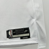 24/25 WARRIORS CURRY # 30 White Retro Top Quality Hot Pressing NBA Jersey