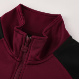 25/26 Ajax Maroon Jacket Tracksuit#06
