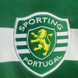 2003/2004 Sporting Lisbon Home Retro Soccer Jersey