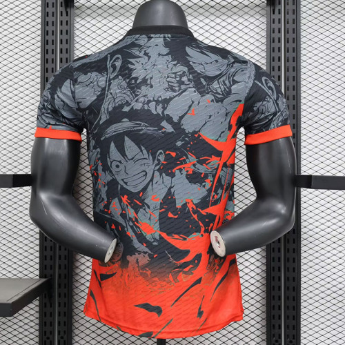 24/25 Japan Grey & Orange  Comic  Player Version Soccer Jersey