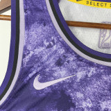 22/23 LAKERS JAMES #6 Purple Top Quality Hot Pressing NBA Jersey (荣耀版)