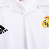 2002/2003 RMA Home  Long Sleeve  Retro Soccer Jersey 欧冠版