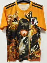 25/26 Japan Female Warrior Golden Fans  Soccer Jersey
