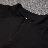 24/25 RMA Black Half Pull Kids Tracksuit  (半拉链、童装)