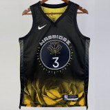 22/23 WARRIORS PAUL #3 Black City Edition Top Quality Hot Pressing NBA Jersey